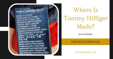 where is tommy hilfiger manufactured